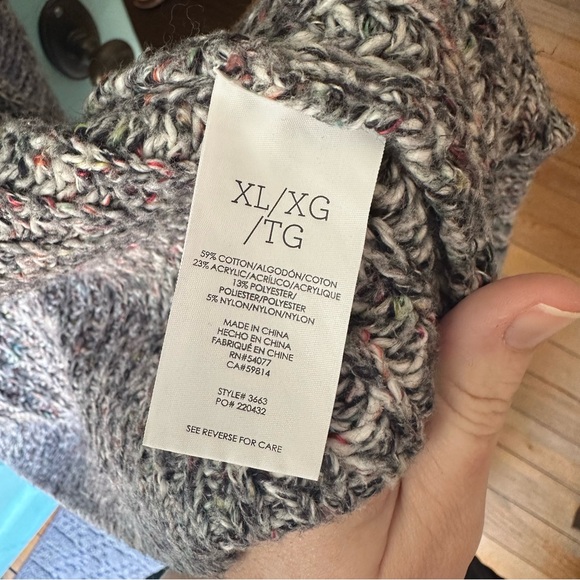 Cabi Gray Cardigan - XL - Picture 7 of 8